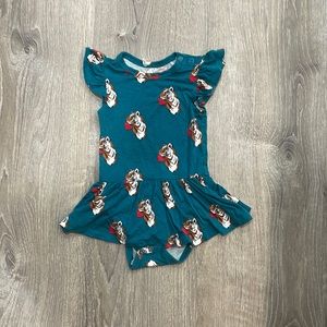 Posh peanut tiger heart body suit twirl